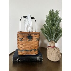 Kleenex Tissue Box Heart Cut Out Vintage Primitive Cottage Core Cottagecore